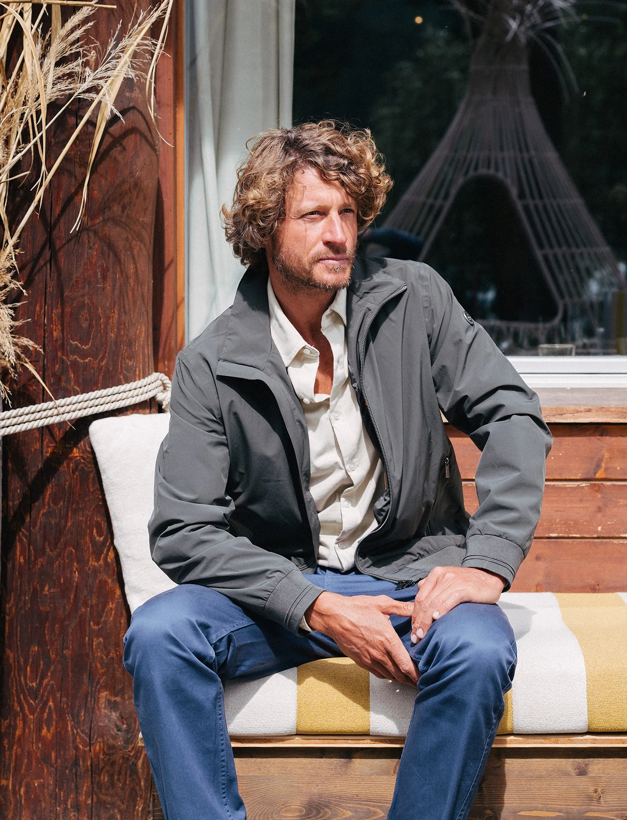 SNOOT COMO JKT M - Õueriided - GREEN FOREST / khaki/green