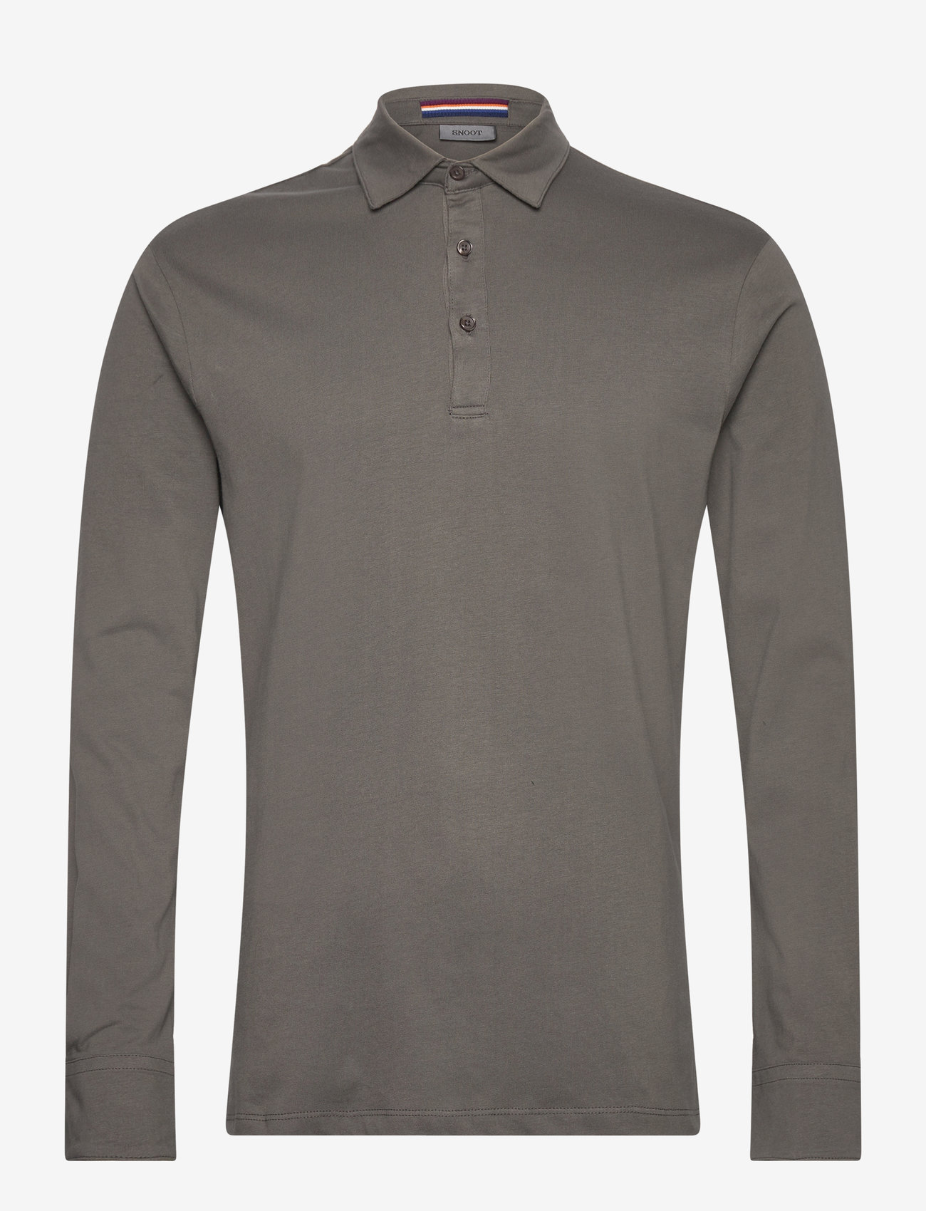 SNOOT - FIERE ORA LS POLO M - langærmede poloer - gunmetal - 0