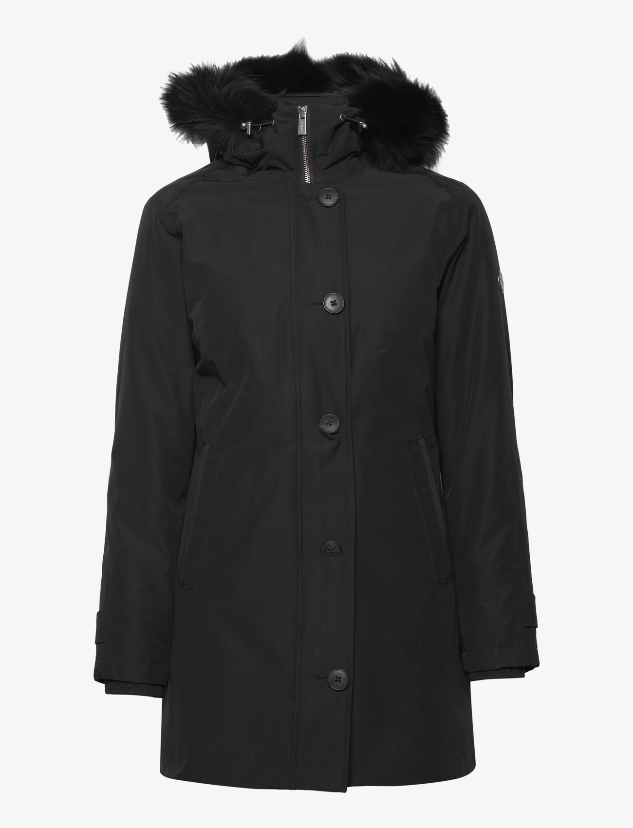 SNOOT - VITTORIA WITH FUR W - parka coats - black - 0