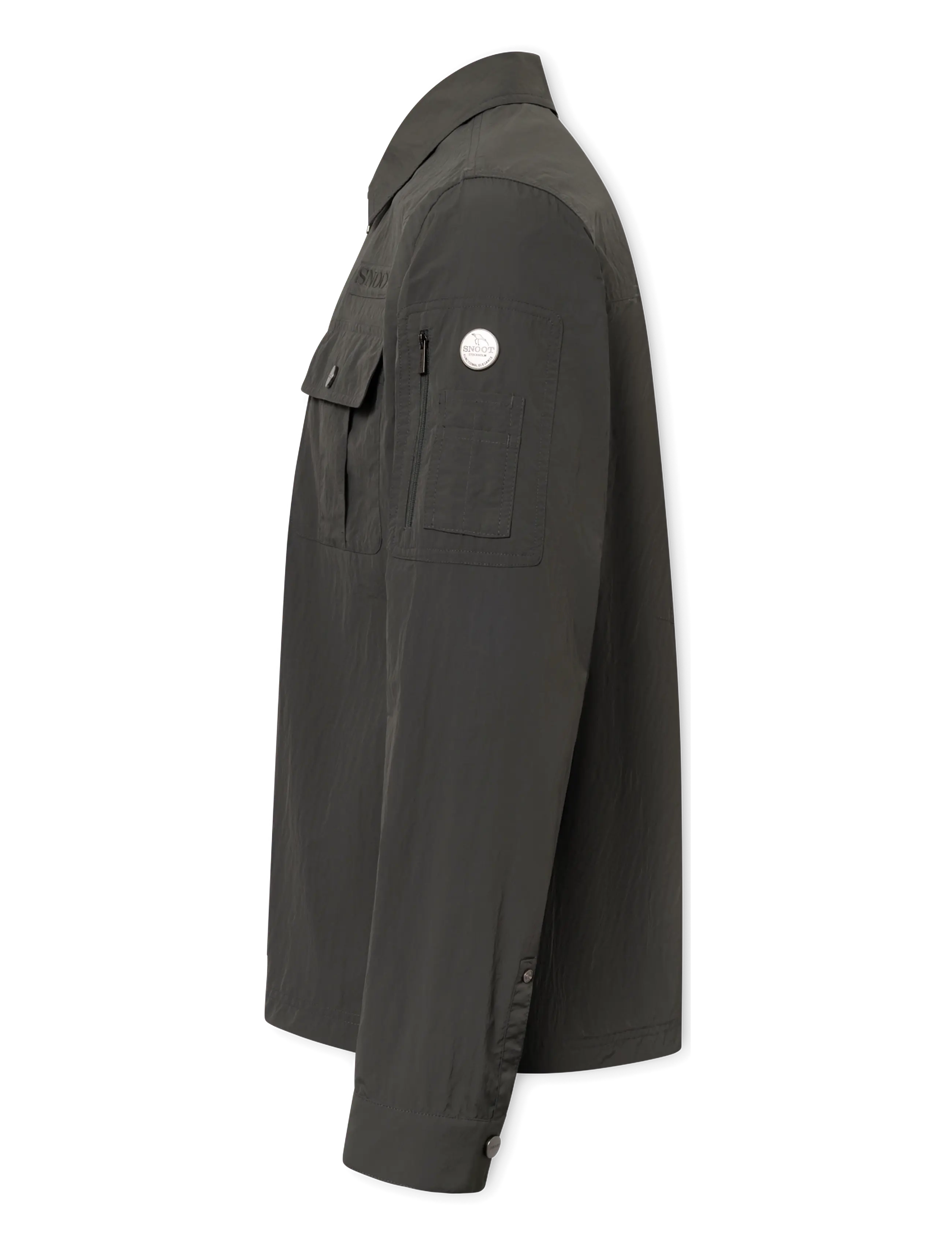 SNOOT - UDINE OVERSHIRT M - forårsjakker - green forest - 2
