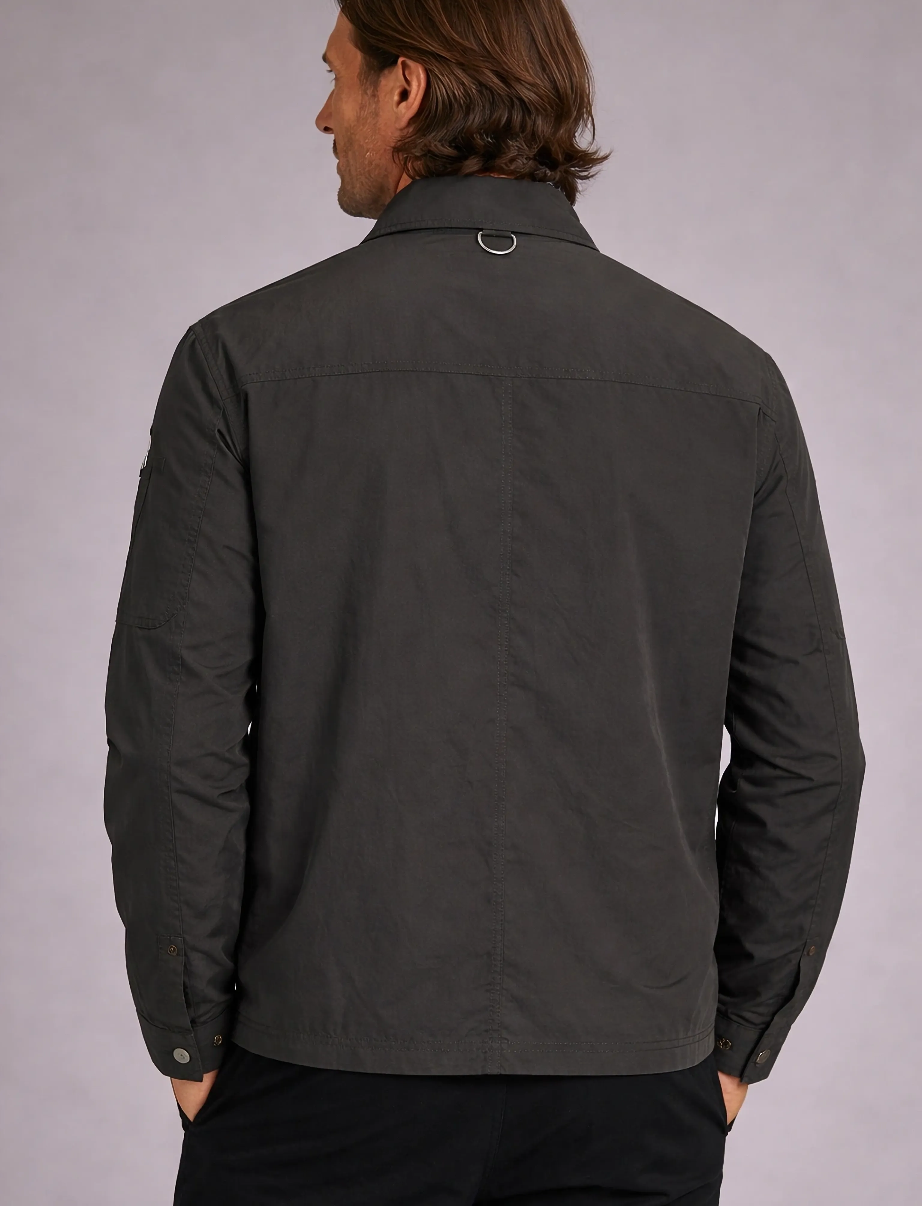 SNOOT - UDINE OVERSHIRT M - forårsjakker - green forest - 5