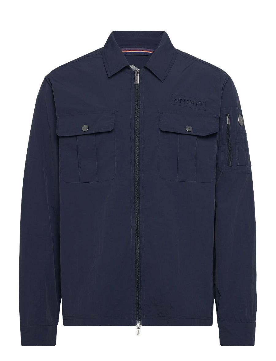 SNOOT - UDINE OVERSHIRT M - kevadjoped - navy - 0