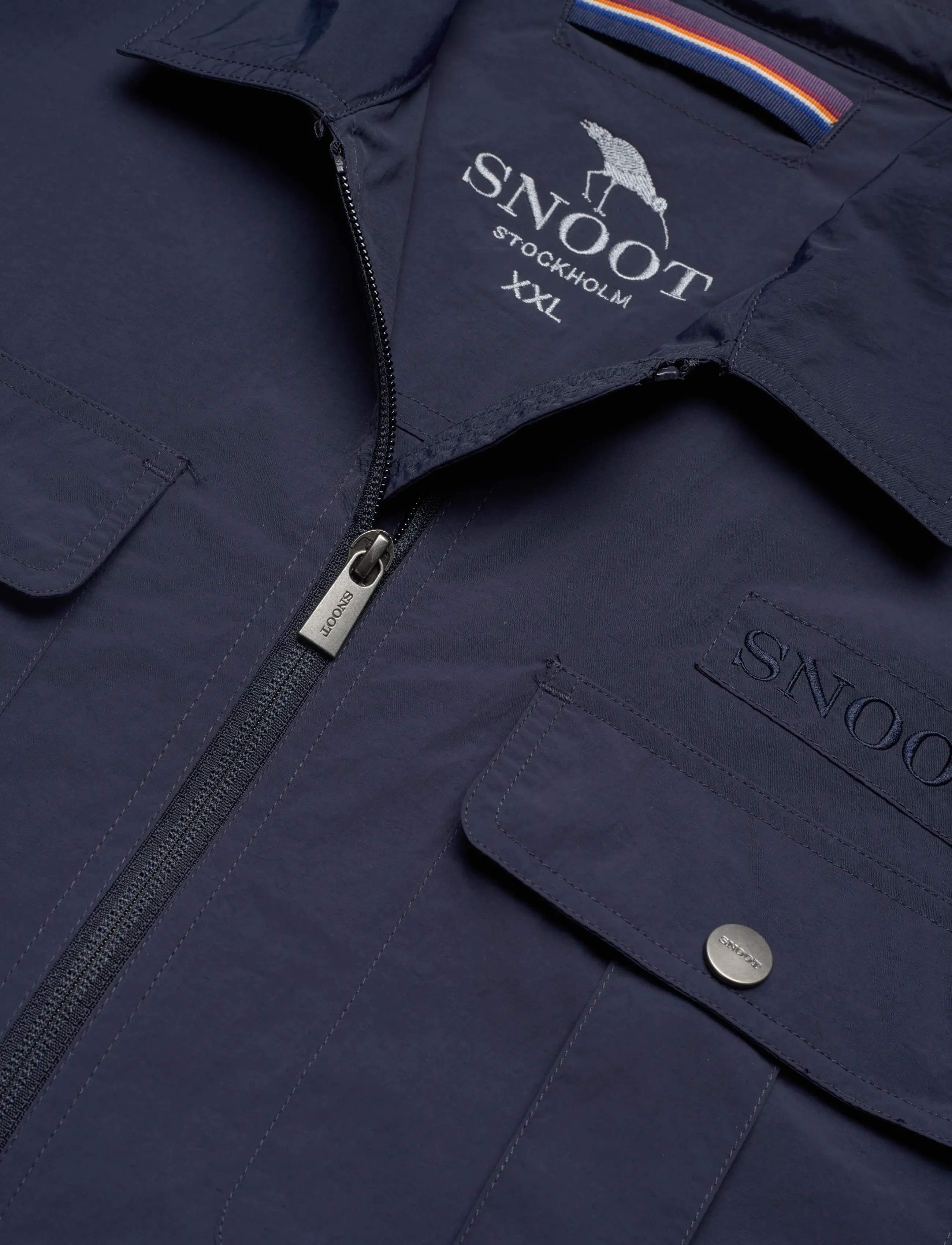 SNOOT - UDINE OVERSHIRT M - kevättakit - navy - 3