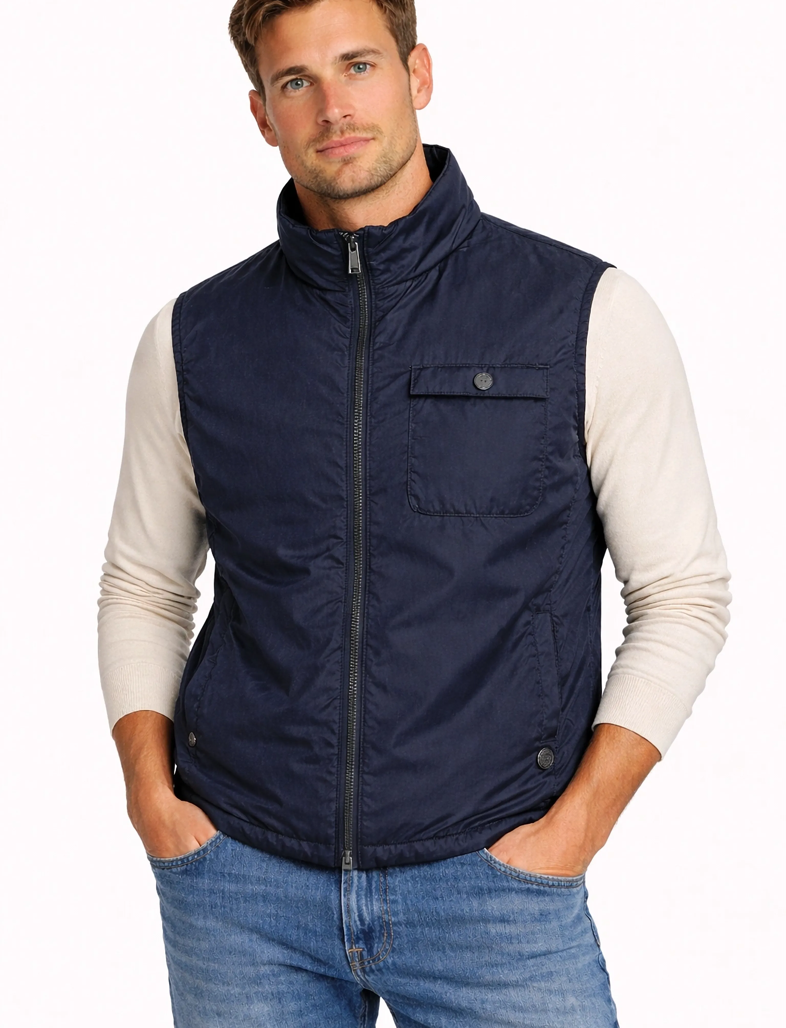 SNOOT Fassa Vest M, Oberbekleidung, Marineblau - Westen, Männerswear
