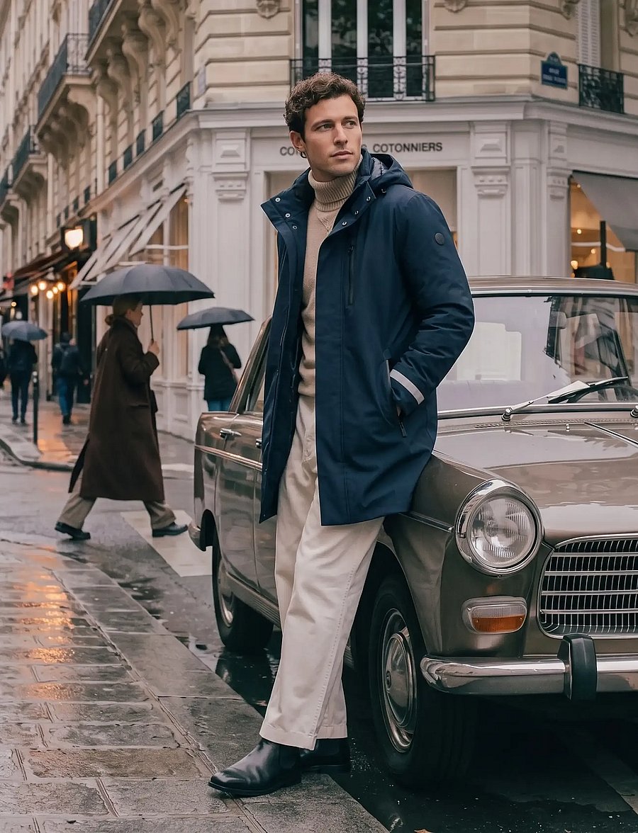 SNOOT - TERAMO COAT M - regnjakker - navy - 0