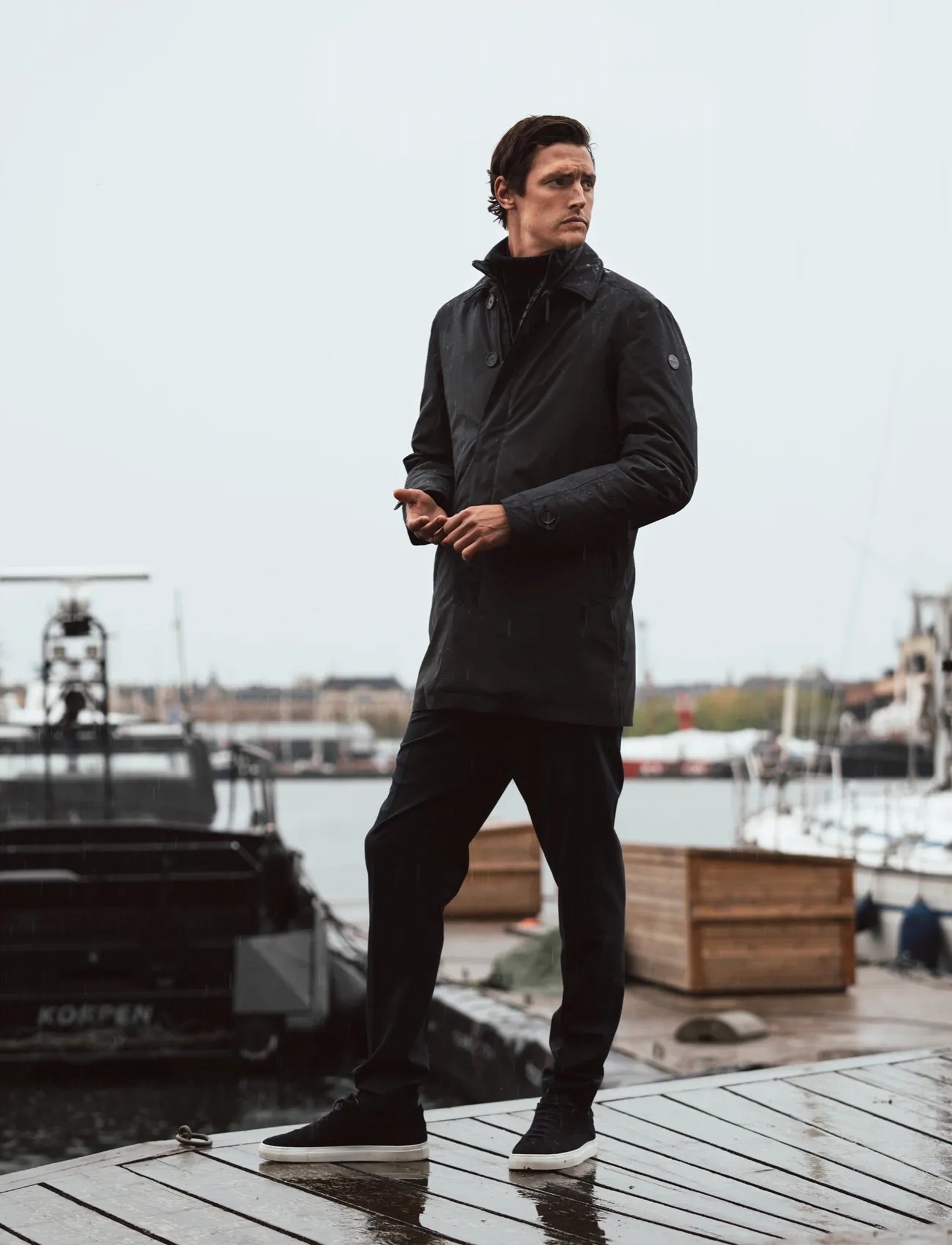 SNOOT - TRENTO DUE COAT M - vinterjakker - black - 4