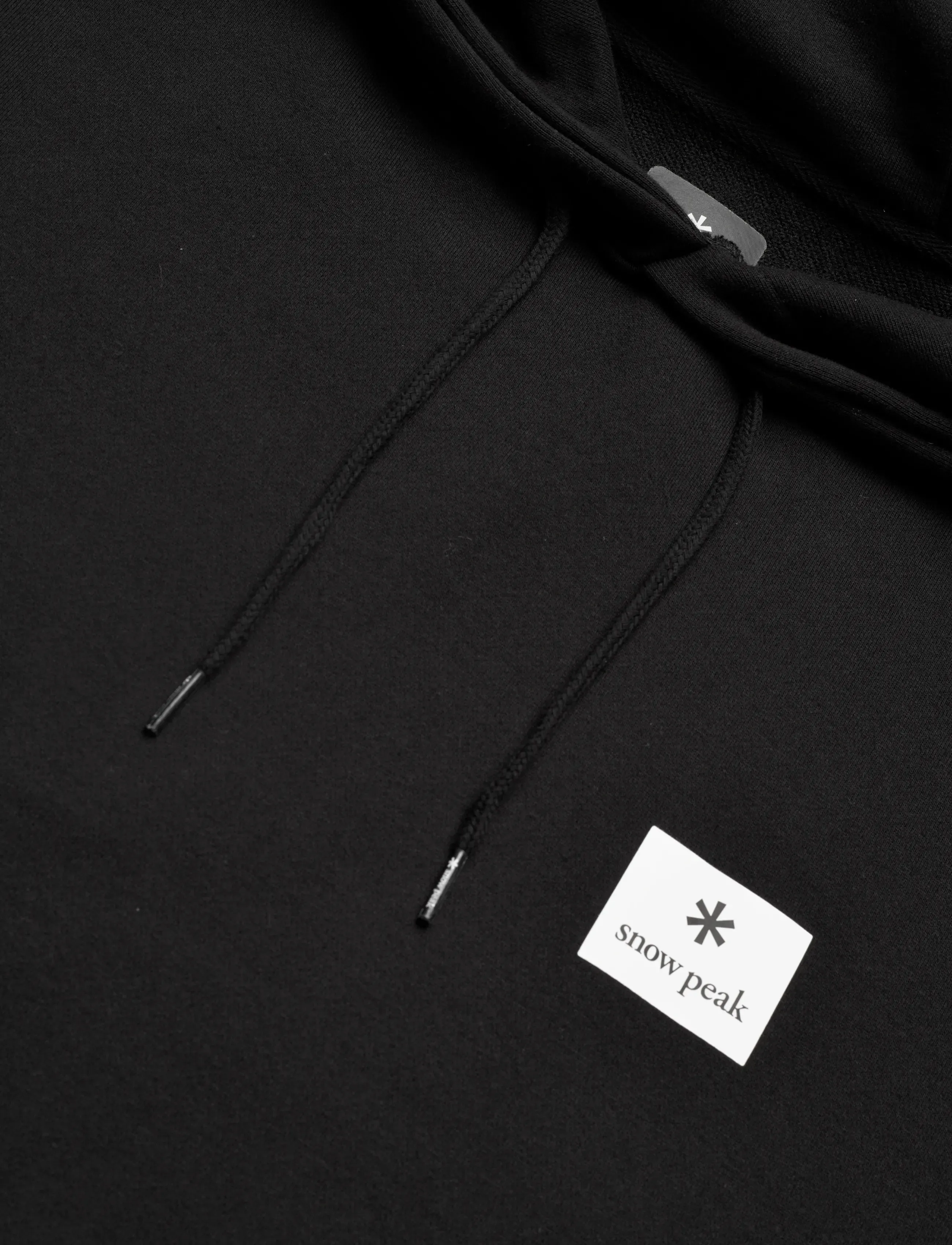SNOW PEAK - NSD Square Logo Hoodie - tops - black - 2