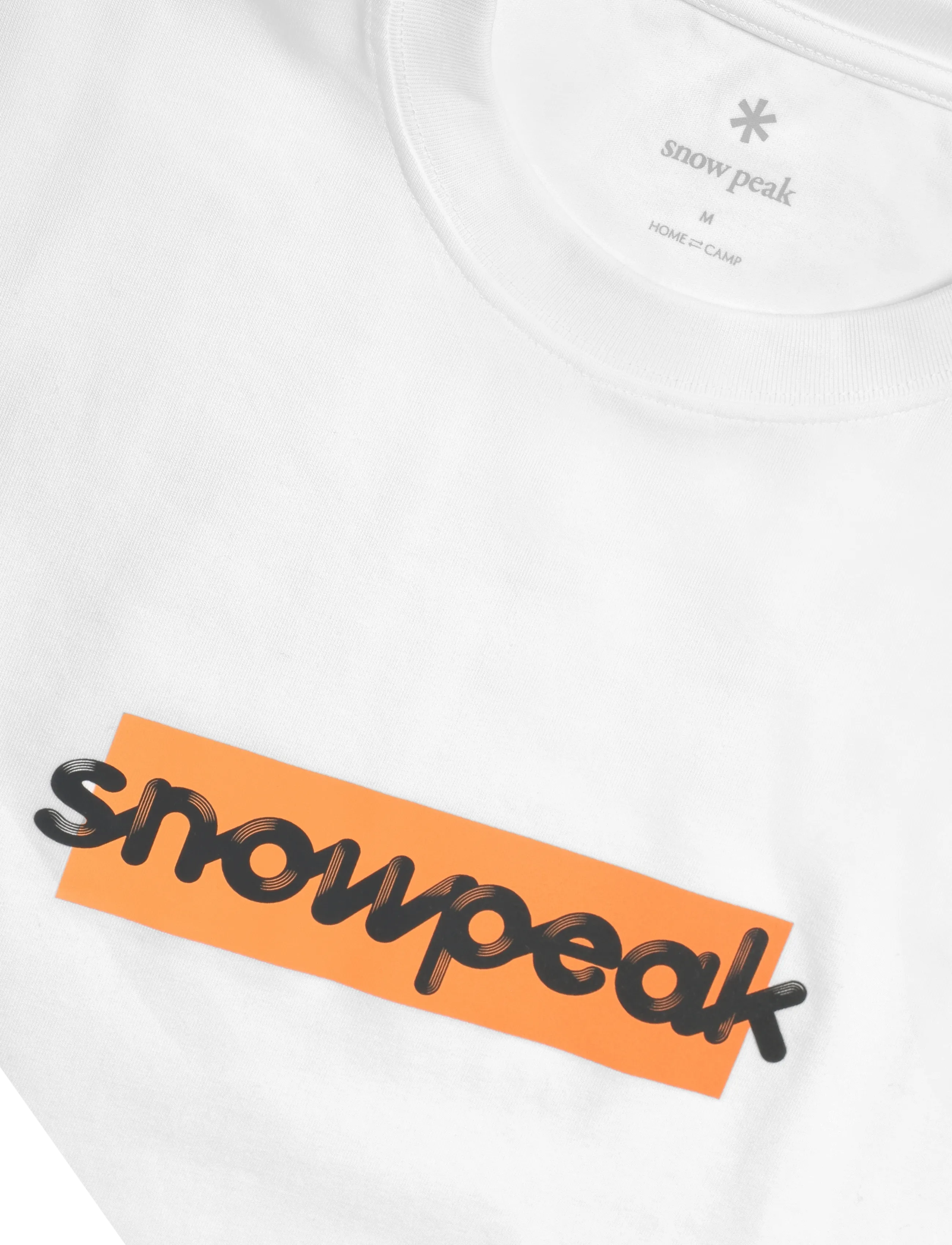 SNOW PEAK - SP Reflective Typography T-Shirt - herbstersparnisse - off white - 3