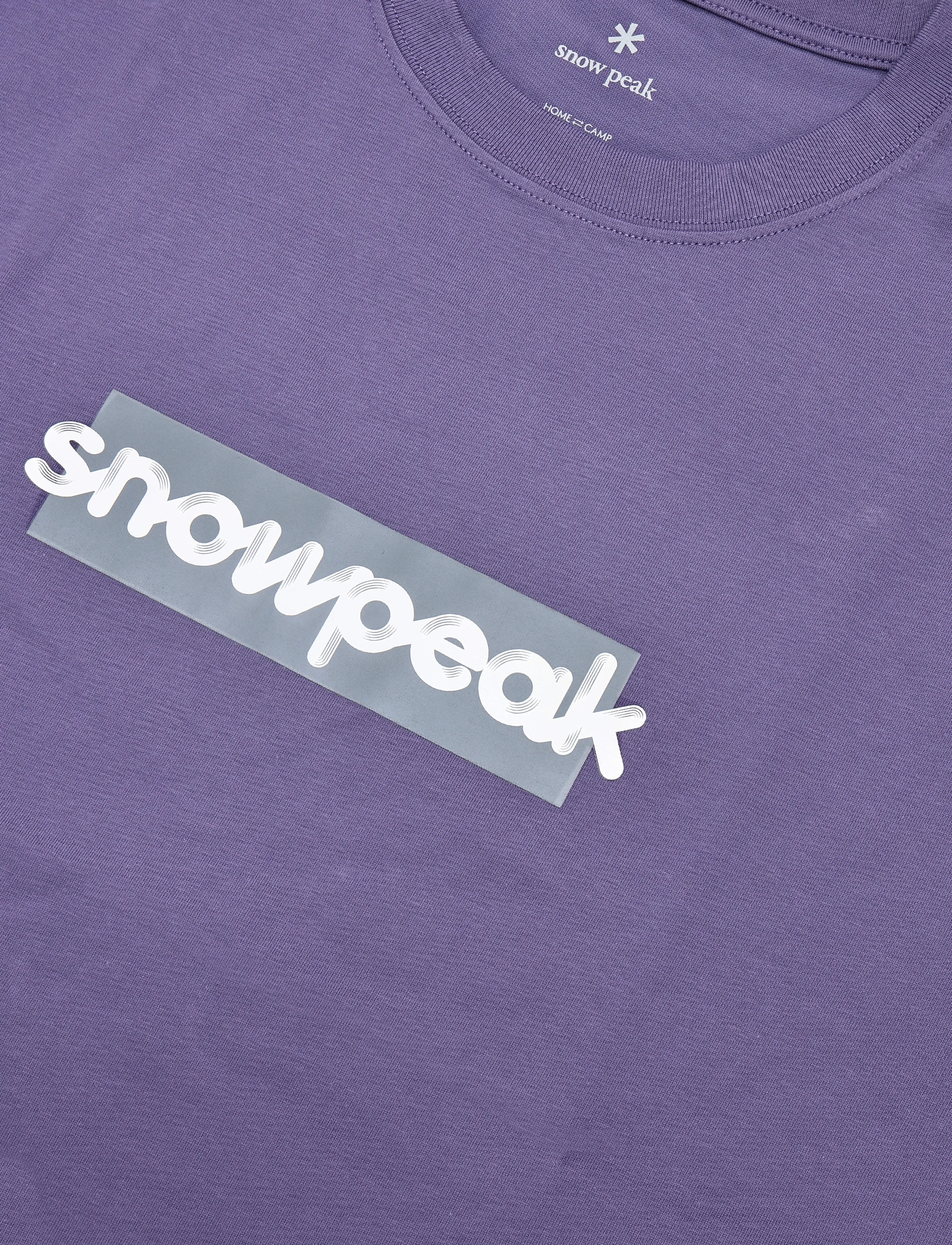 SNOW PEAK - SP Reflective Typography T-Shirt - herbstersparnisse - purple - 3
