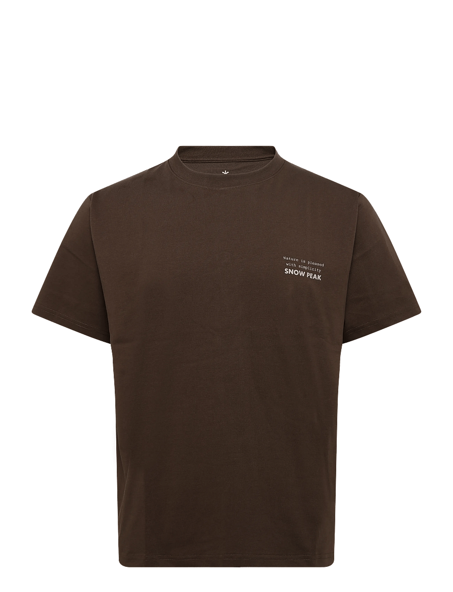 SNOW PEAK - Elemental Balance T-Shirt - brown - 1
