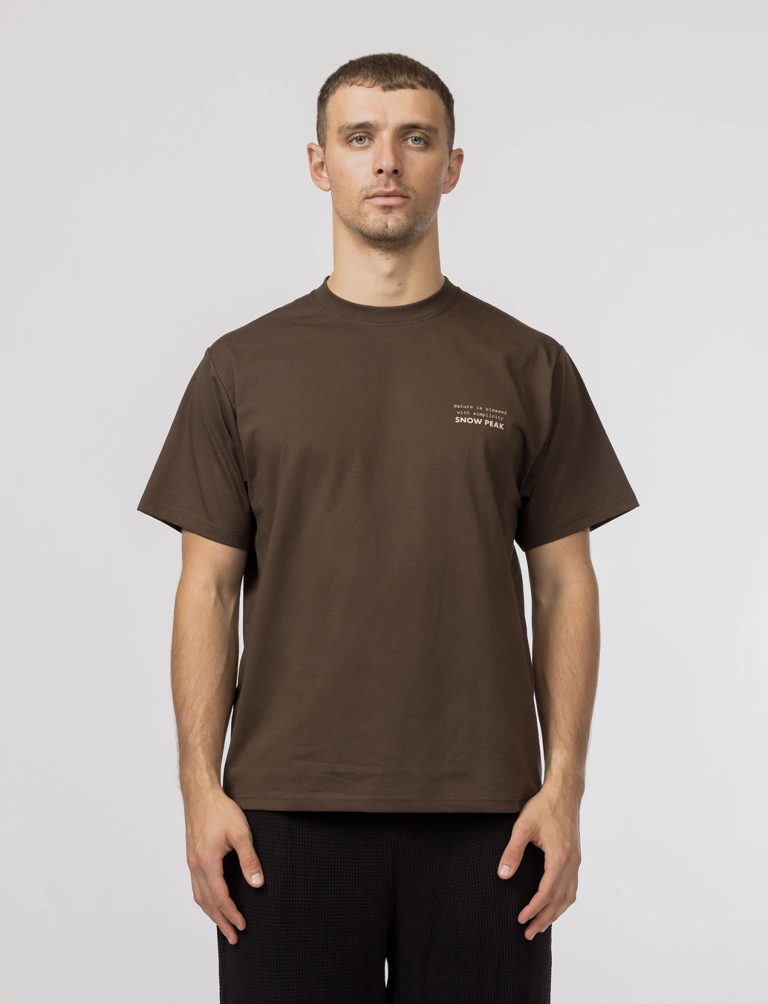 SNOW PEAK - Elemental Balance T-Shirt - brown - 0
