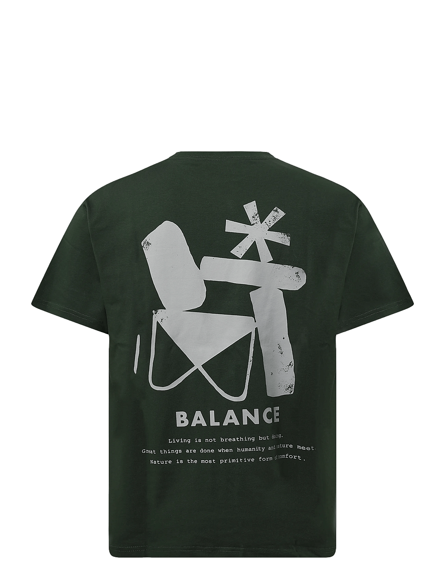 SNOW PEAK - Elemental Balance T-Shirt - t-shirts - dark green - 2