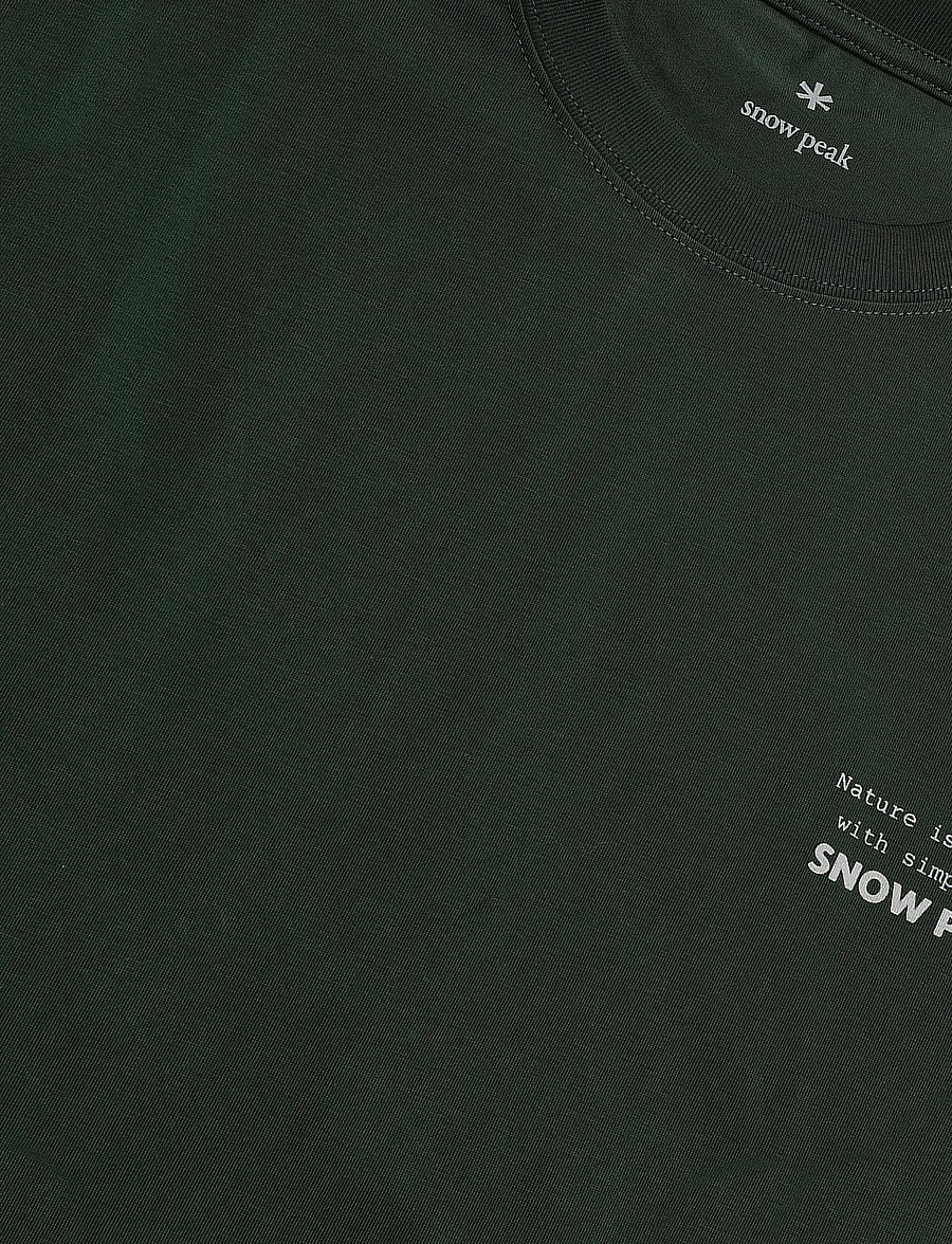 SNOW PEAK - Elemental Balance T-Shirt - t-shirts - dark green - 4