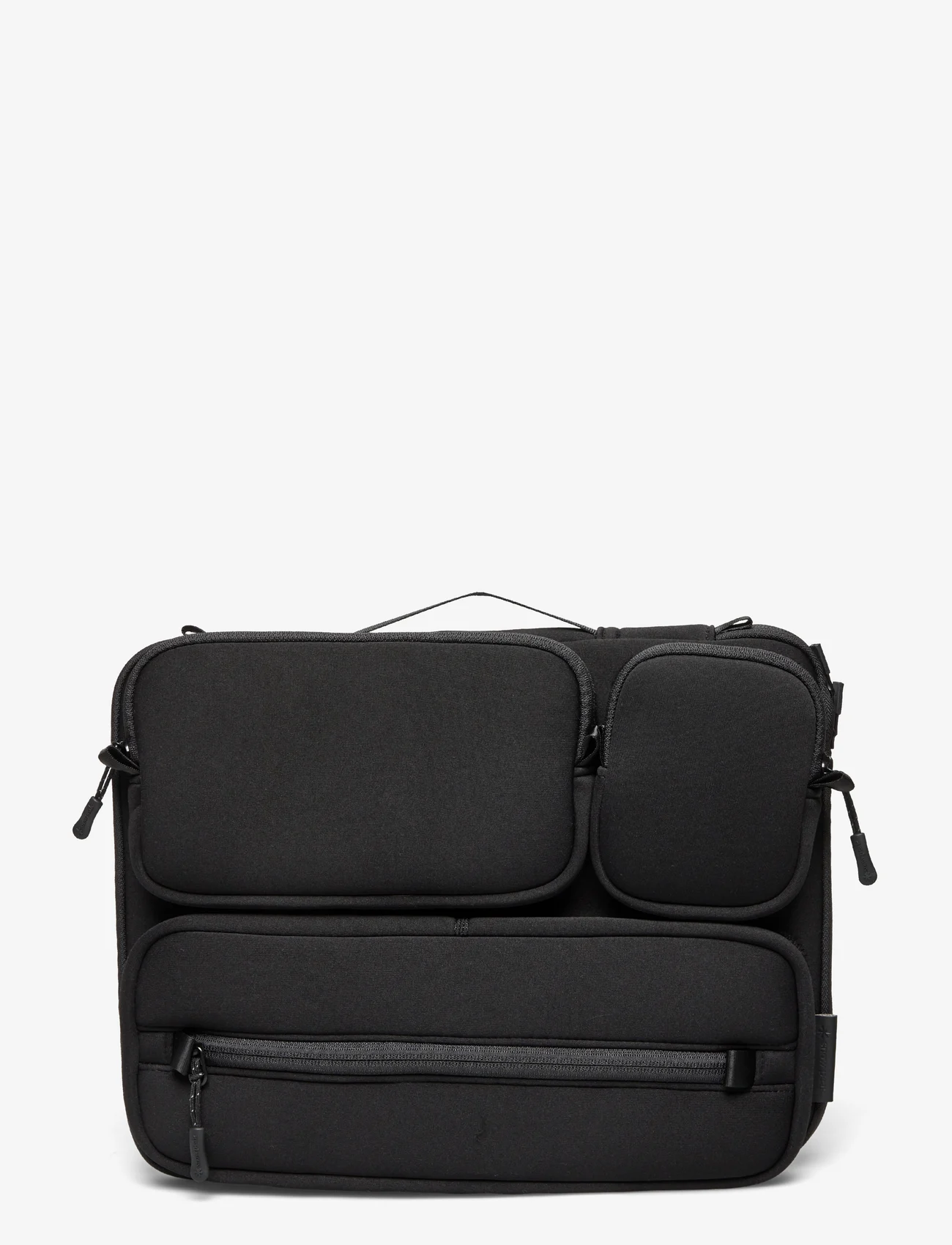 SNOW PEAK - MULTI-STORAGE LAPTOP CASE - laptop bags - black - 0