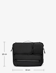 SNOW PEAK - MULTI-STORAGE LAPTOP CASE - laptop bags - black - 4