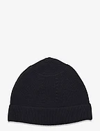 CO/PE KNIT CAP - BLACK