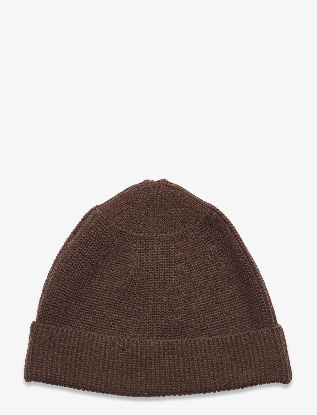 SNOW PEAK - CO/PE KNIT CAP - hats - brown - 0