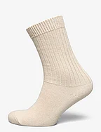 RECYCLED COTTON SOCKS - ECRU