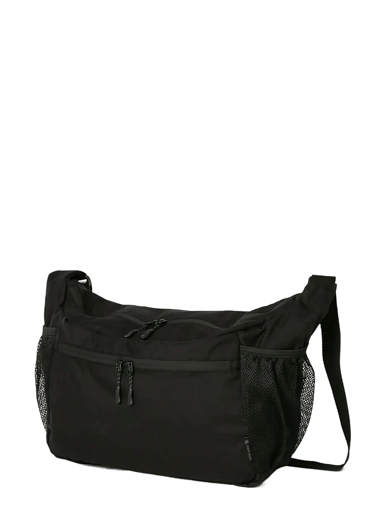 SNOW PEAK - Everyday Use Middle Shoulder Bag - handtaschen & bauchtaschen - black - 0