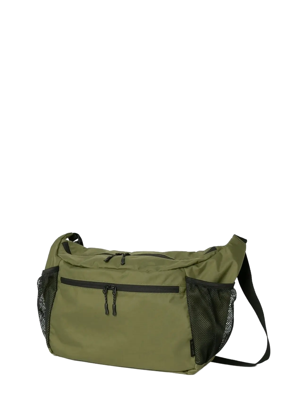 SNOW PEAK Everyday Use Middle Shoulder Bag, One Size, Khaki green, Sport Training Bags > Sport Bum Bags, Herre