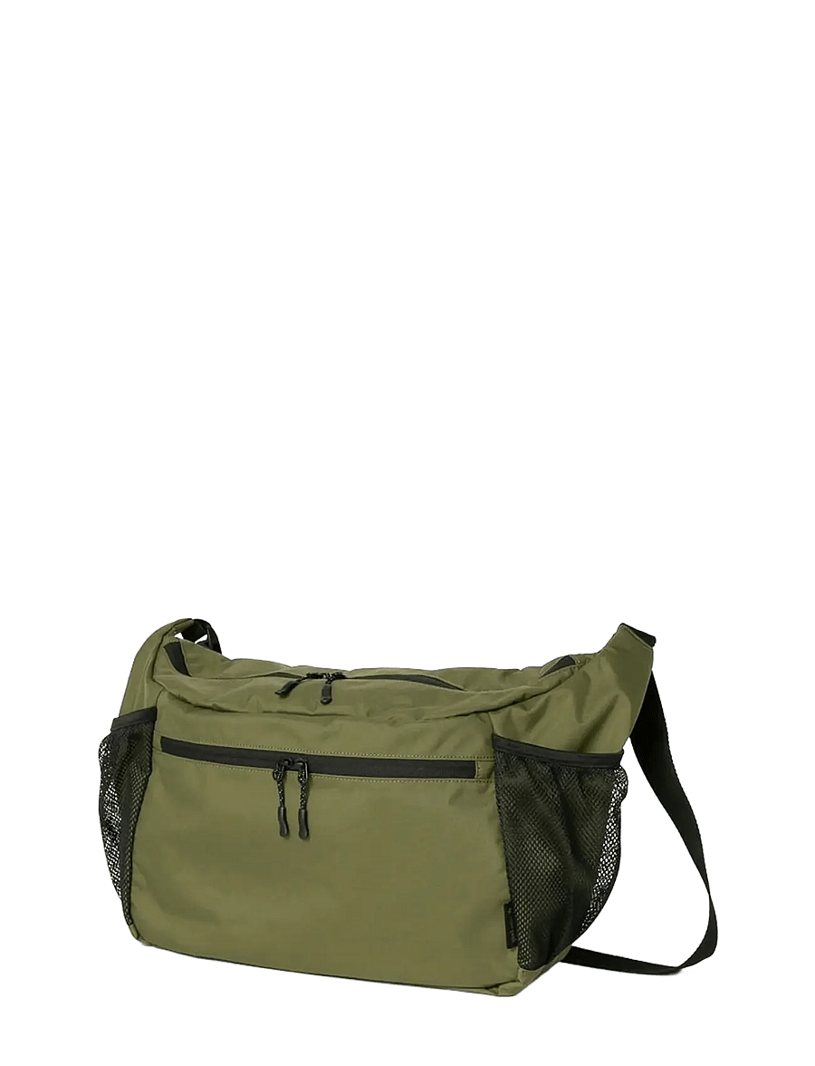 SNOW PEAK - Everyday Use Middle Shoulder Bag - handtaschen & bauchtaschen - olive - 0