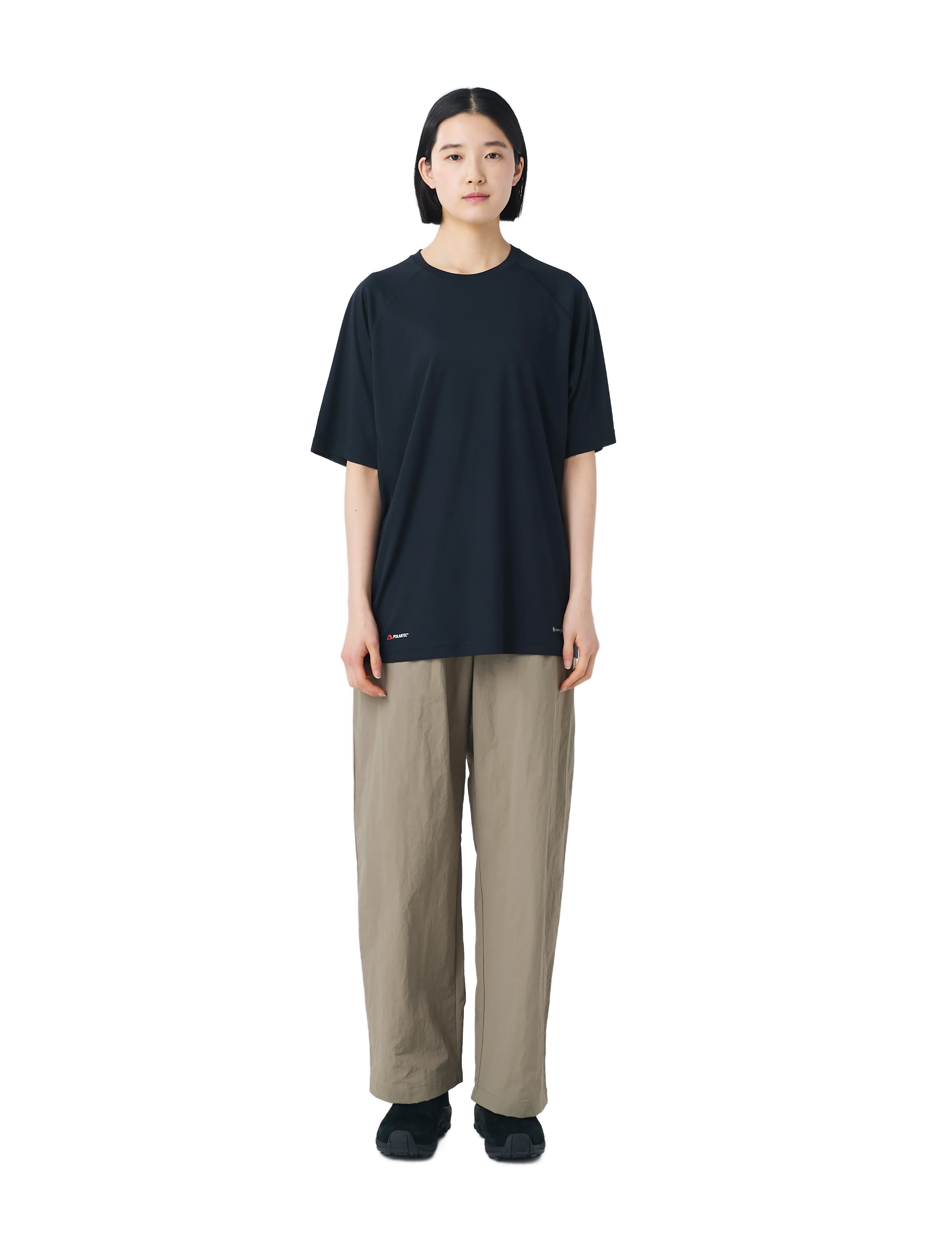 SNOW PEAK Polartec Power Dry T-Shirt, M, Sport Oberteile, Schwarz - T-shirts, Männerswear