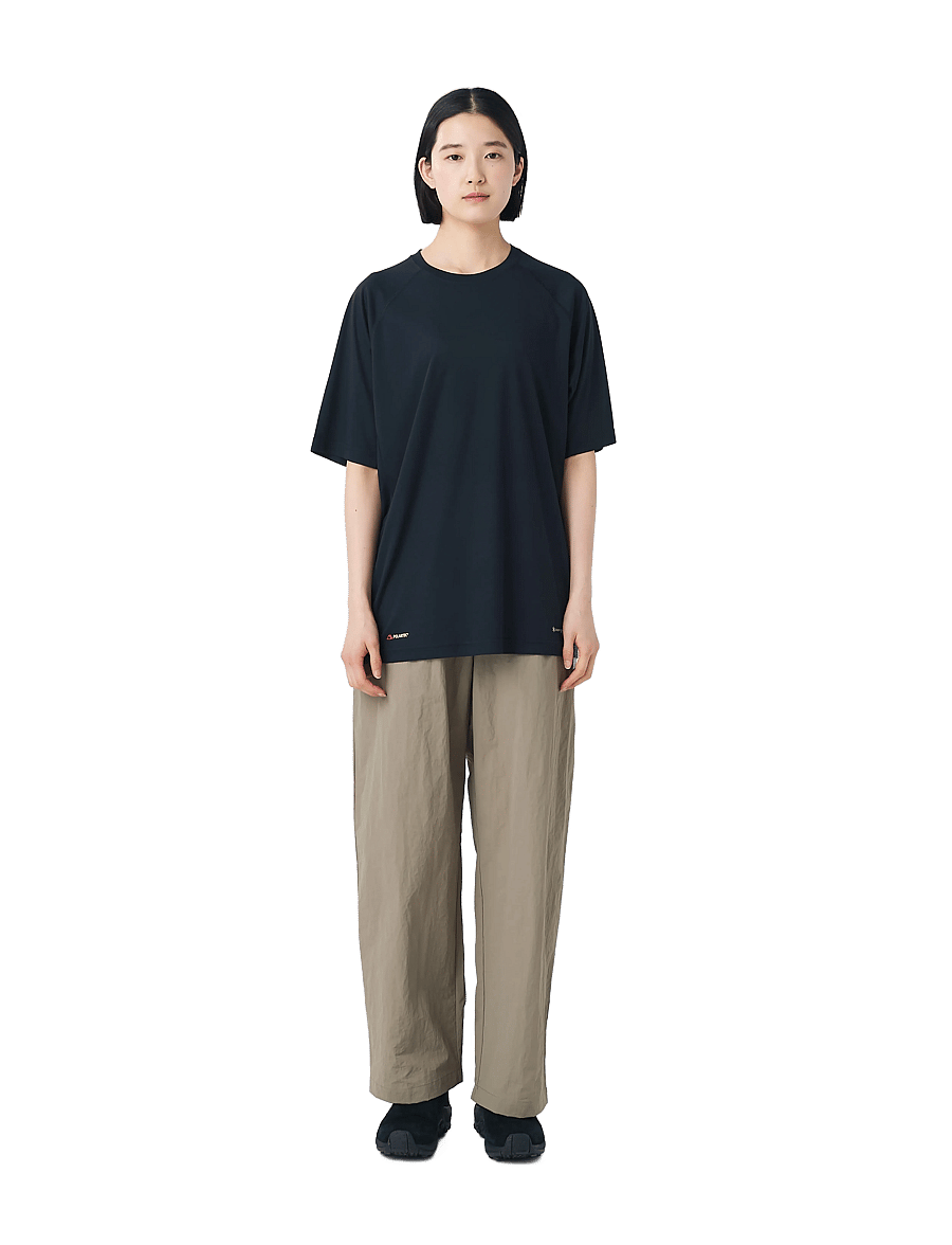 SNOW PEAK - Polartec Power Dry T-Shirt - oberteile & t-shirts - black - 0