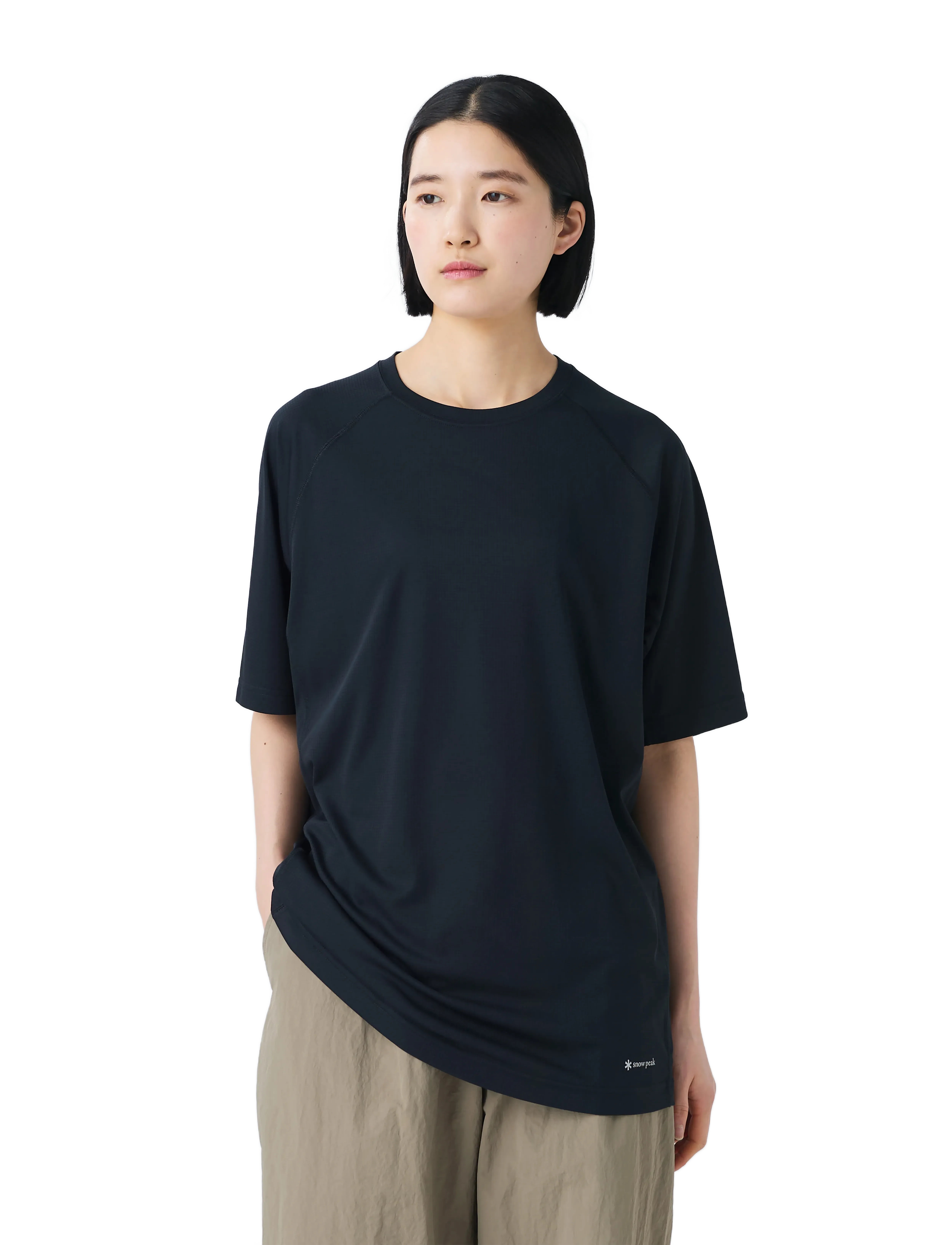 SNOW PEAK - Polartec Power Dry T-Shirt - oberteile & t-shirts - black - 2