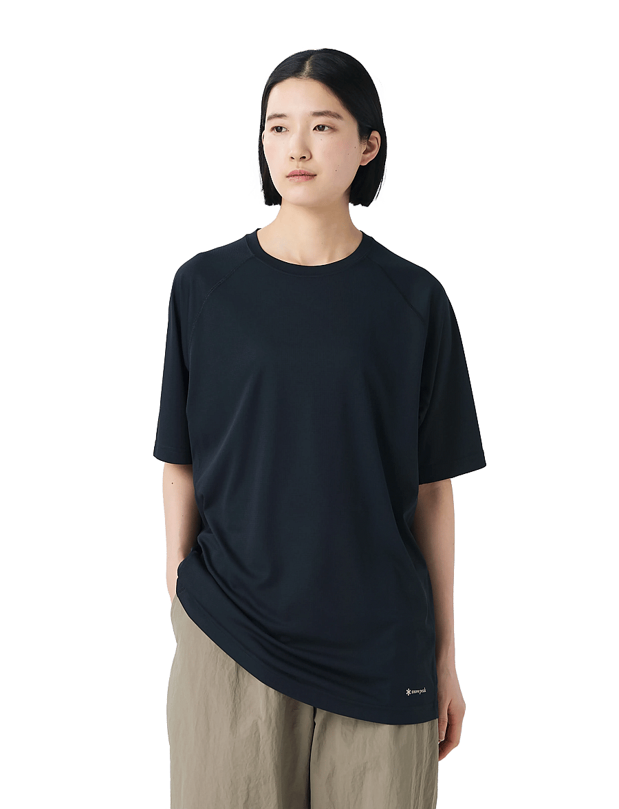 SNOW PEAK - Polartec Power Dry T-Shirt - oberteile & t-shirts - black - 2