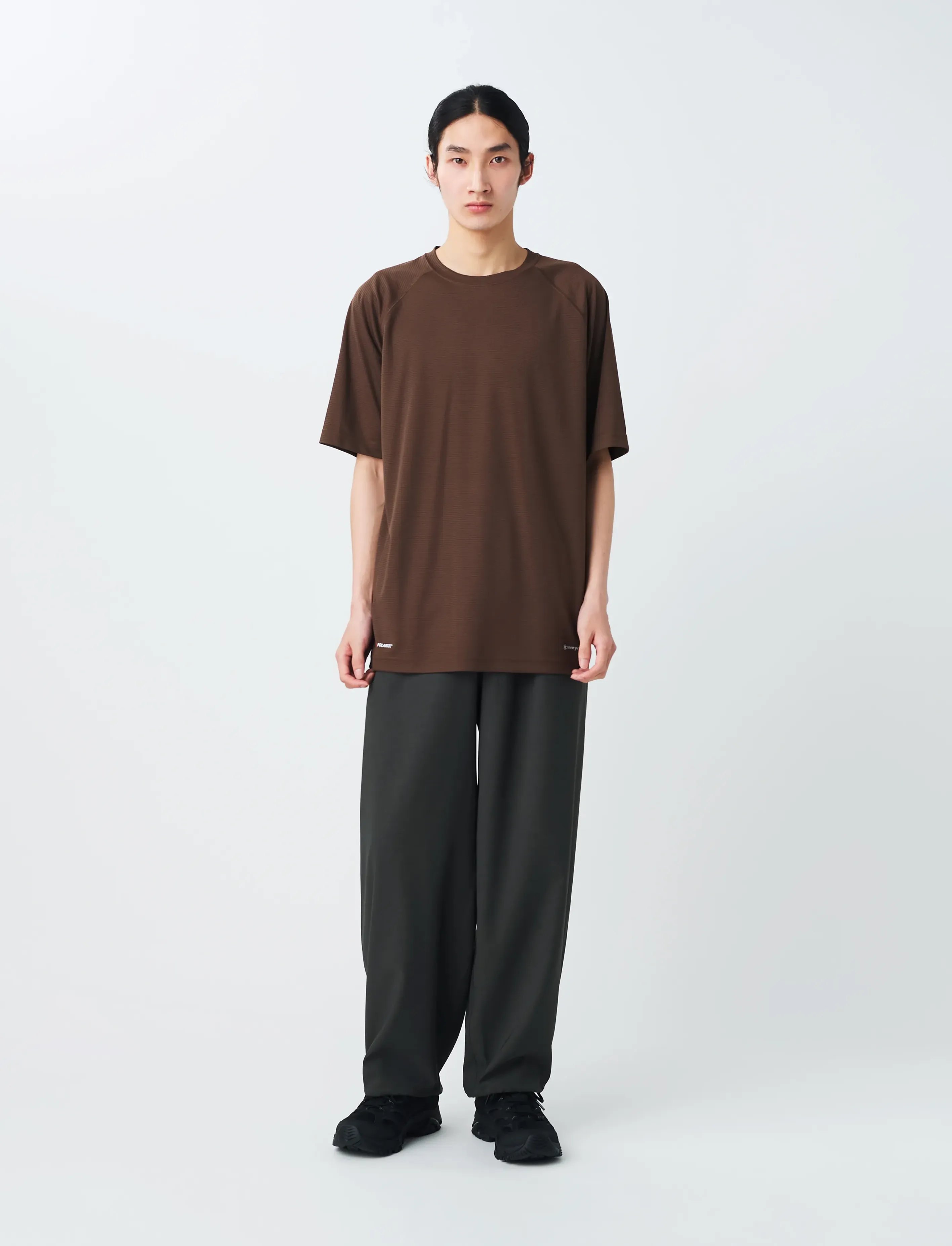 SNOW PEAK Polartec Power Dry T-Shirt, S, Sport Oberteile, Braun - T-shirts, Männerswear