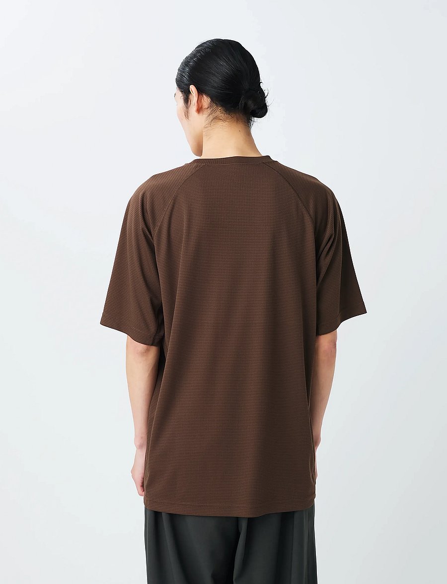 SNOW PEAK - Polartec Power Dry T-Shirt - t-shirts - brown - 3