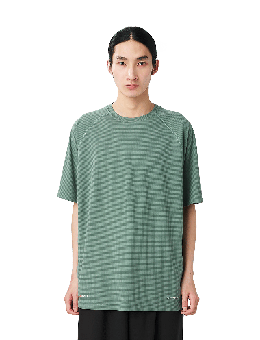 SNOW PEAK - Polartec Power Dry T-Shirt - t-shirts - foliage - 2