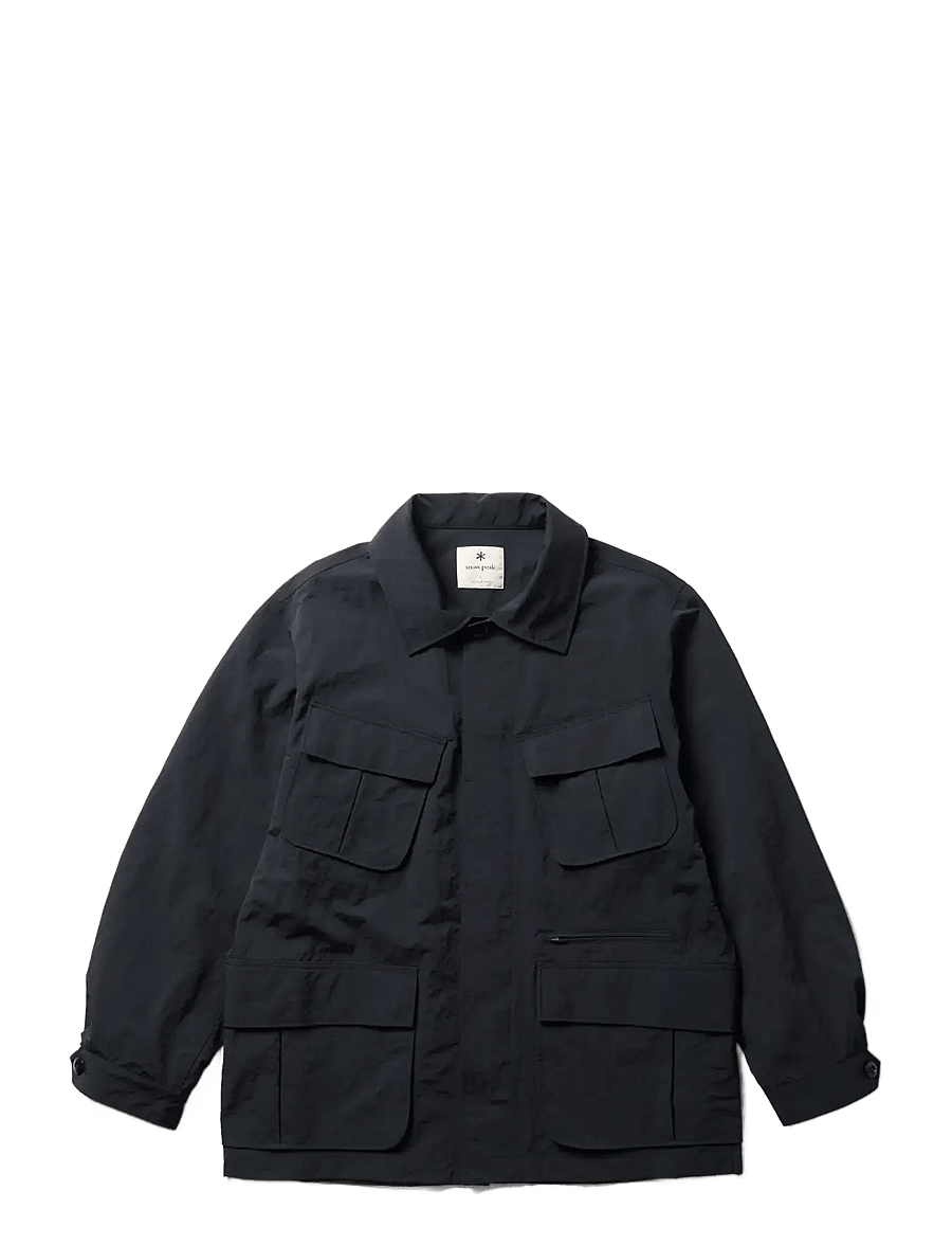 SNOW PEAK - Nylon Washer Jacket - ikdienišķa stila žaketes - black - 1
