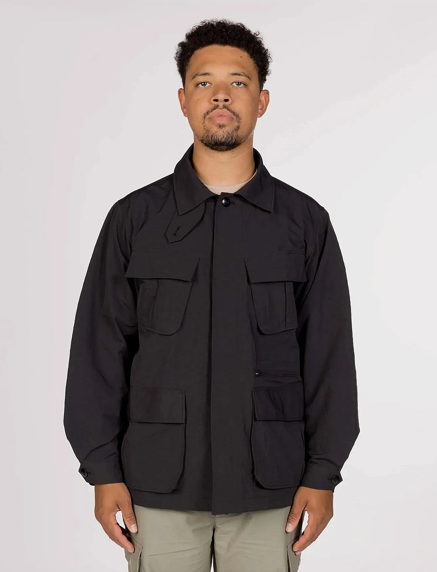 SNOW PEAK - Nylon Washer Jacket - ikdienišķa stila žaketes - black - 0