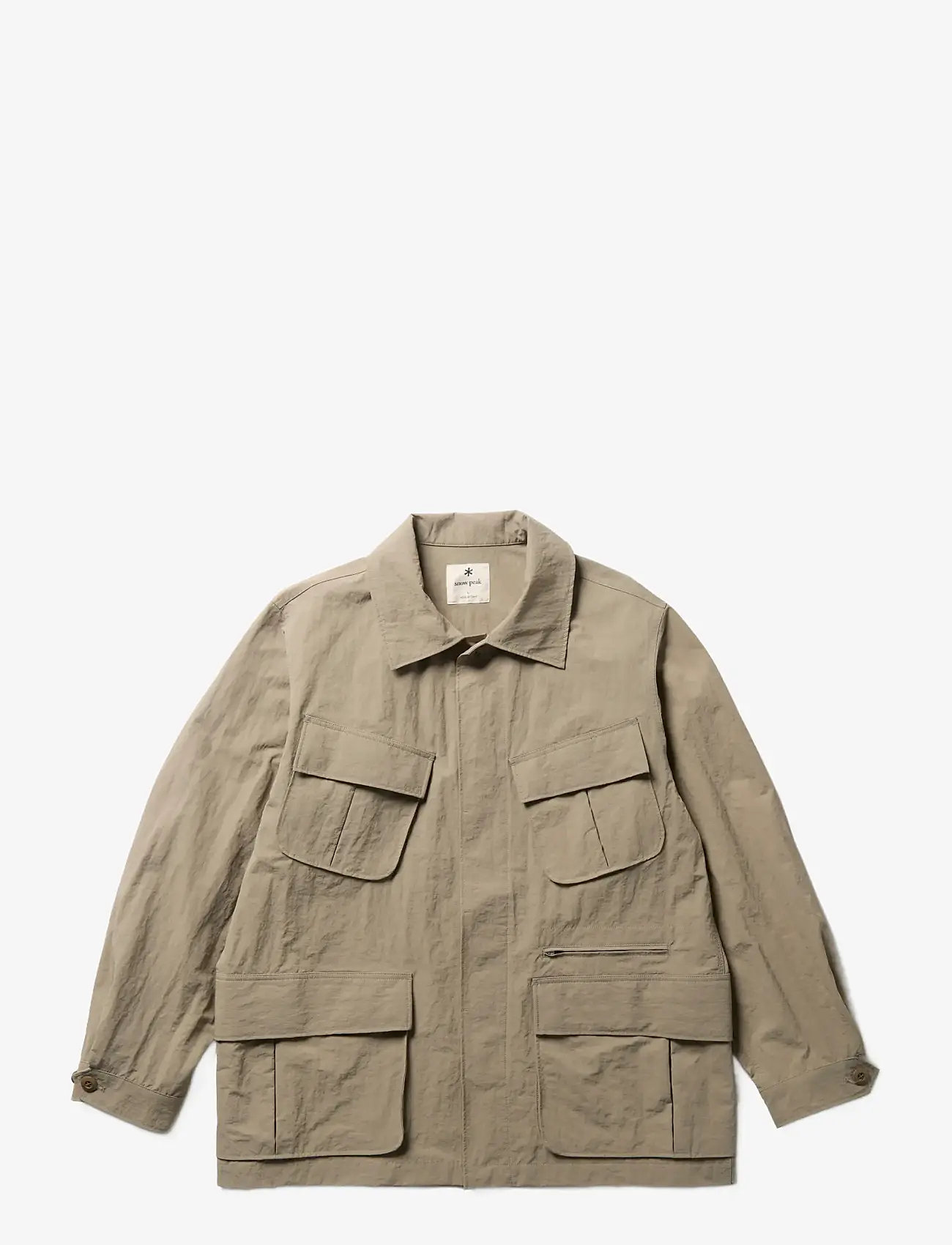 SNOW PEAK - Nylon Washer Jacket - casual jackets - greige - 1
