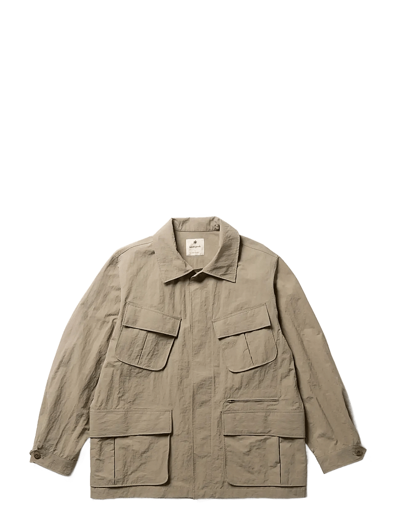 SNOW PEAK - Nylon Washer Jacket - casual jackets - greige - 1