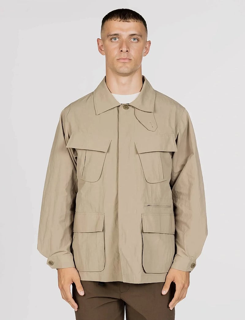 SNOW PEAK - Nylon Washer Jacket - casual jackets - greige - 0