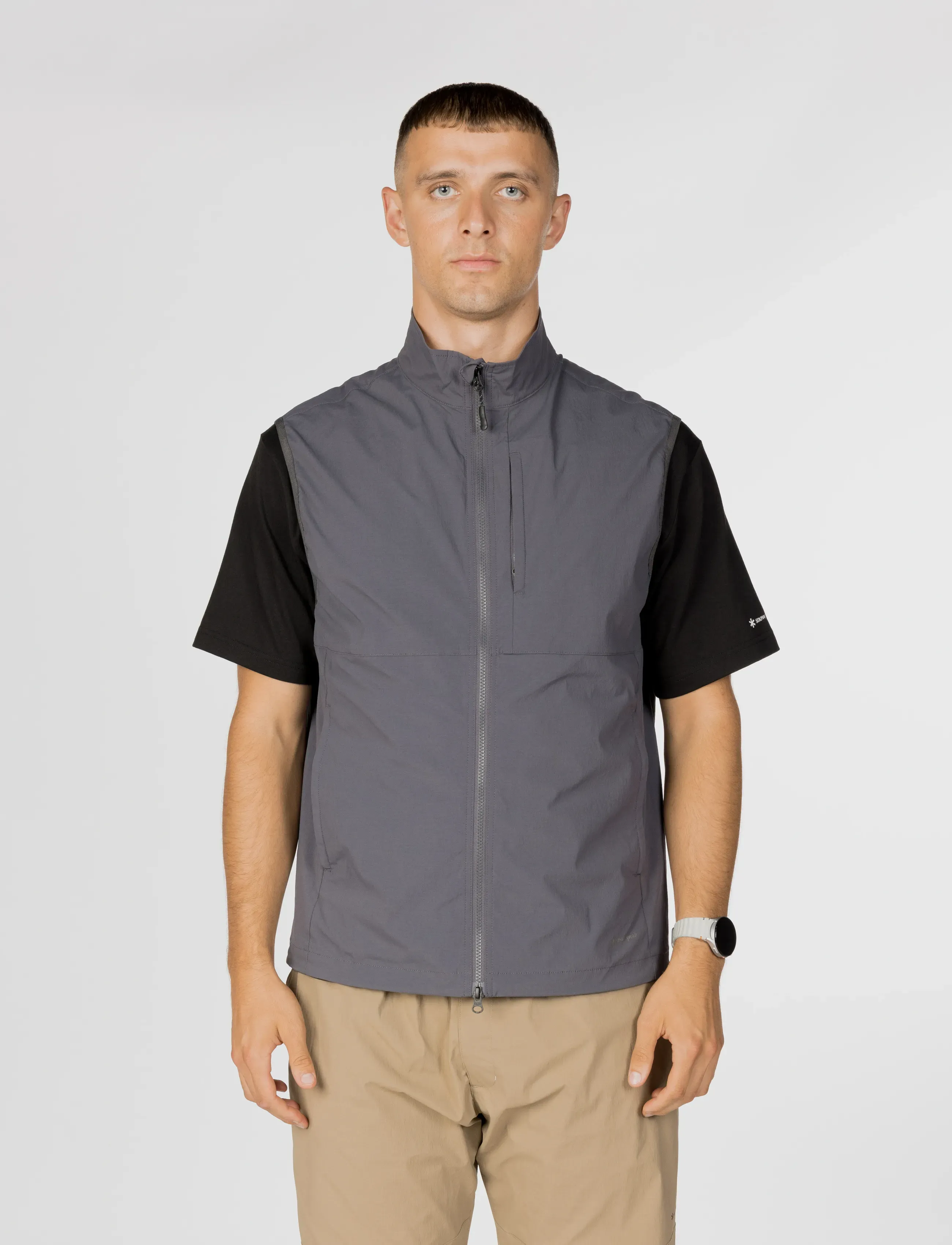 SNOW PEAK Nsd Utility Vest, S, Sport Oberbekleidung, Grau - Westen, Männerswear