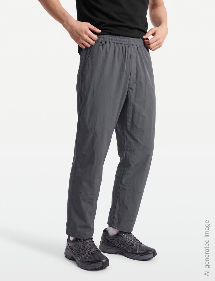 SNOW PEAK - NSD Easy Wide Pants - outdoor pants - charcoal - 3
