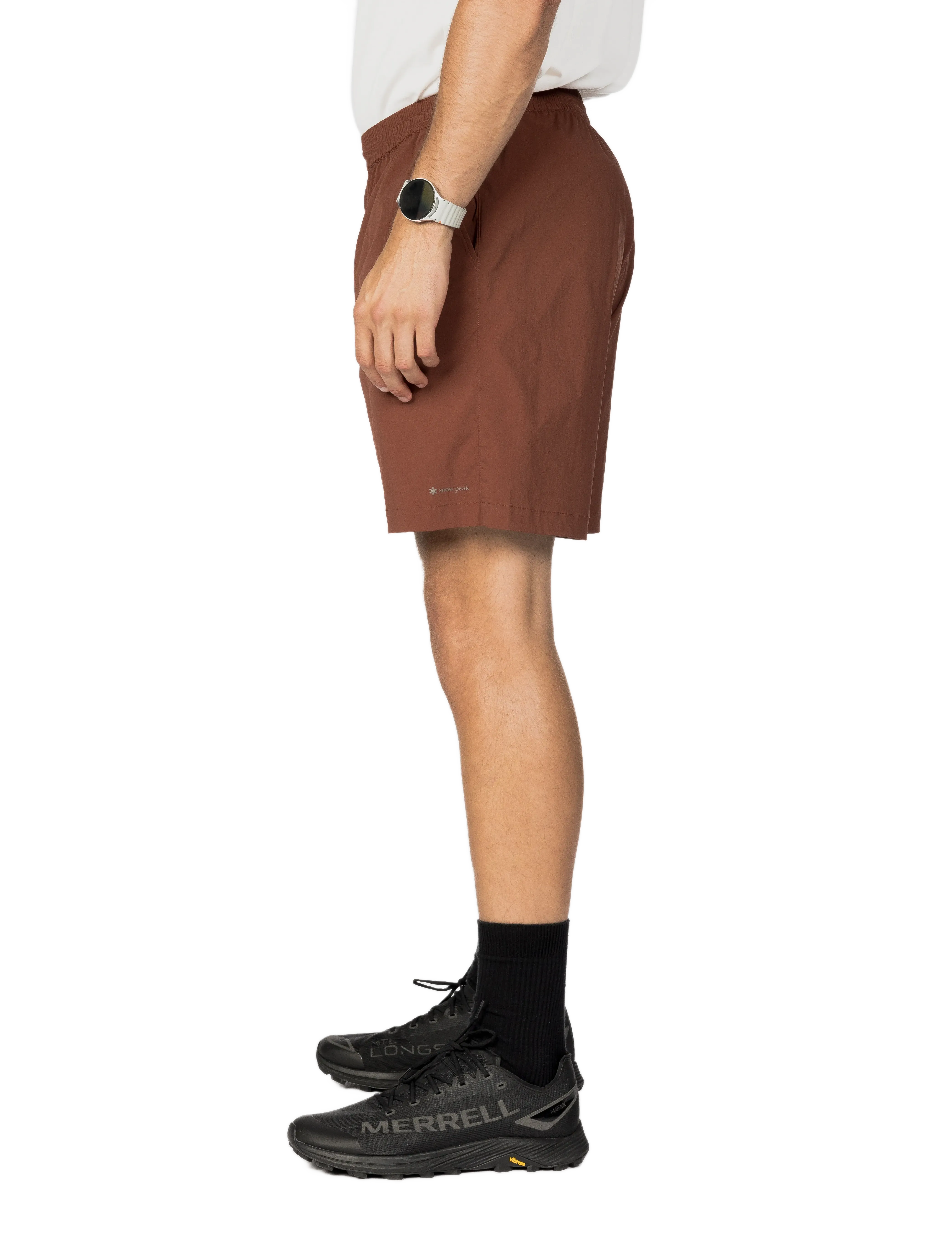 SNOW PEAK New Standard Easy Shorts, L, Sport Braun - Outdoor Männerswear
