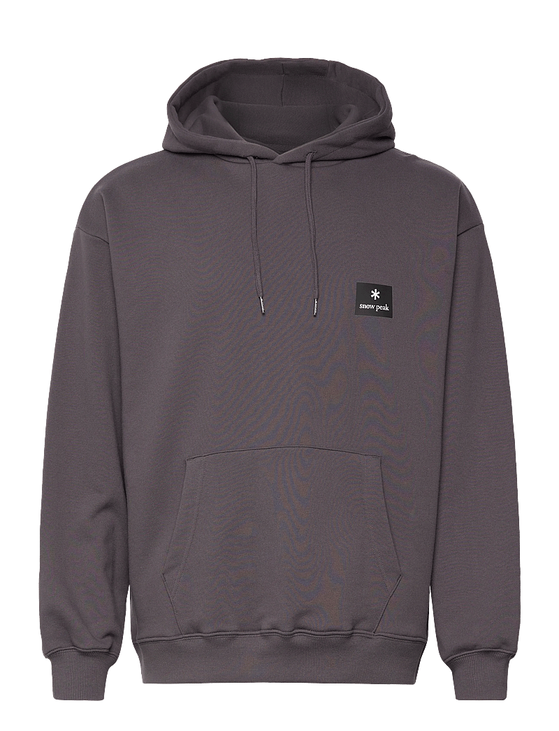 SNOW PEAK - NSD Square Logo Hoodie - huvtröjor - charcoal - 0