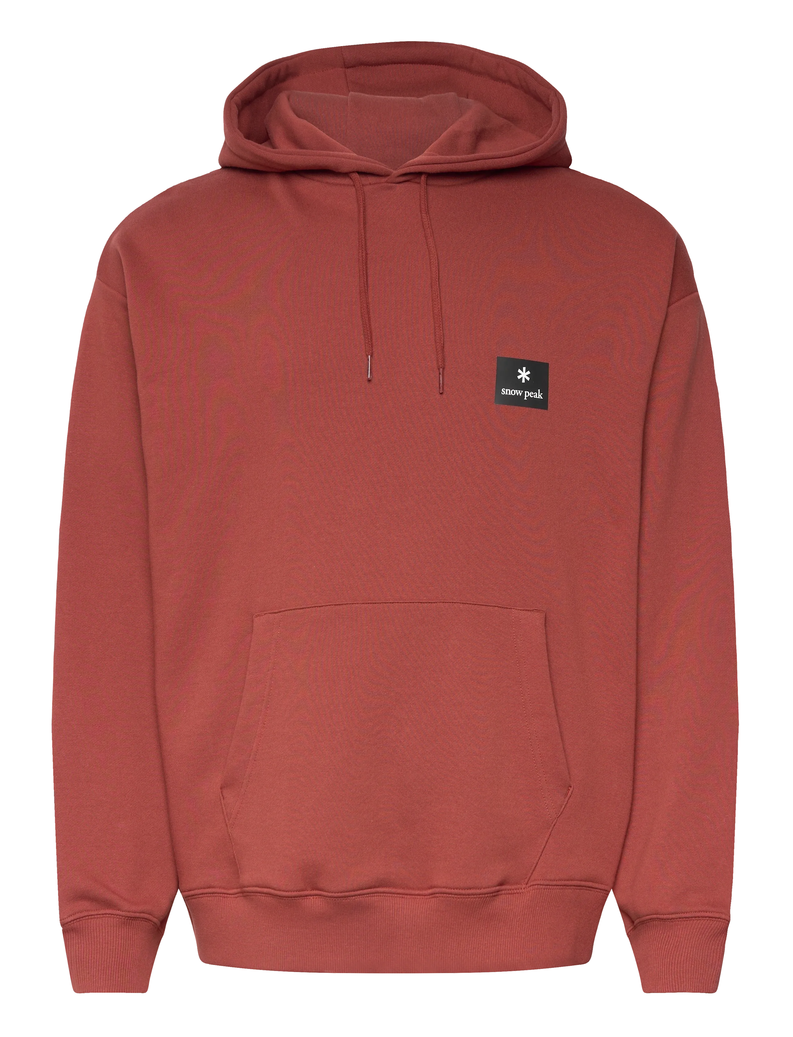 SNOW PEAK Nsd Square Logo Hoodie, XXL, Brown, Sport Sweatshirts & Hoodies > Sport Hoodies, Herre