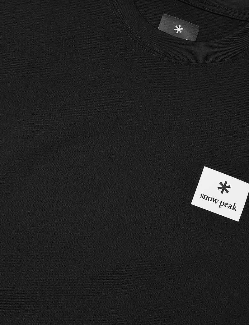 SNOW PEAK - NSD Square Logo T-Shirt - t-shirts - black - 2