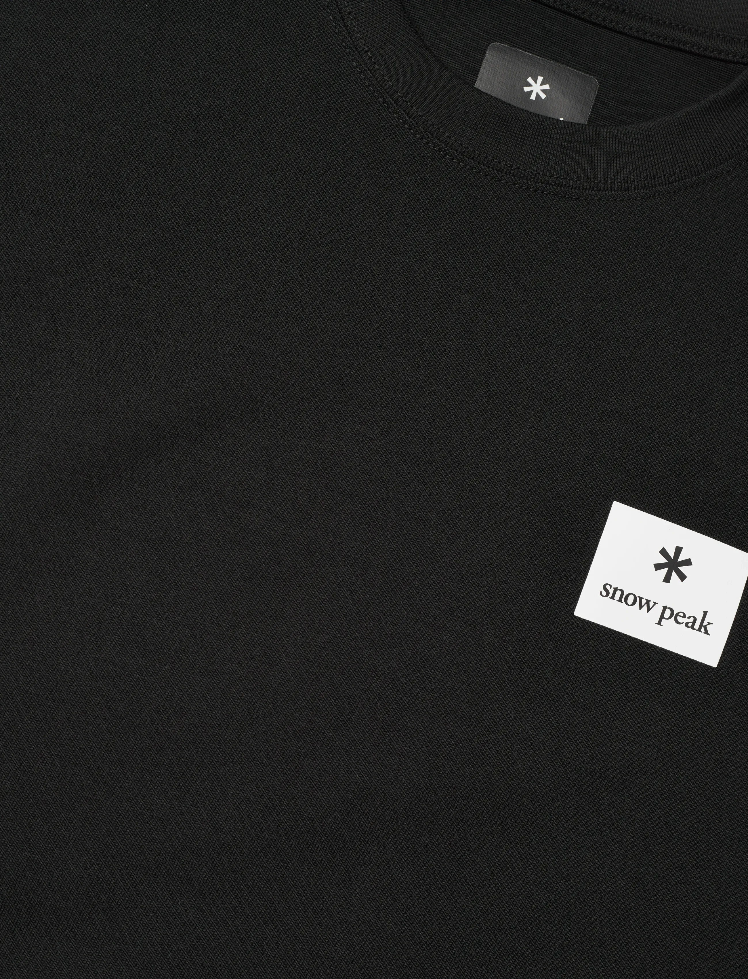 SNOW PEAK - NSD Square Logo T-Shirt - t-shirts - black - 2