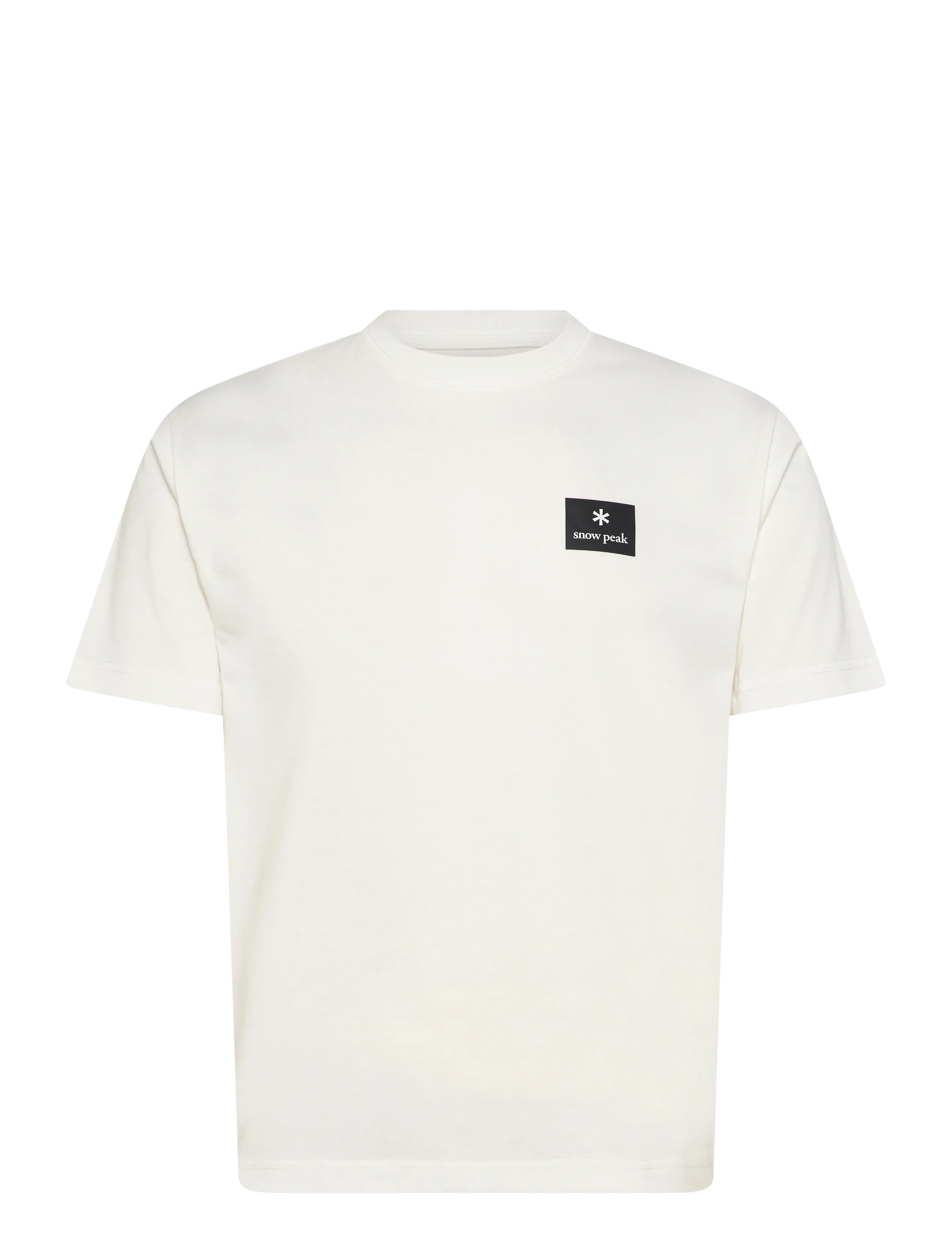 SNOW PEAK Nsd Square Logo T-Shirt, S, White, Sport Overdele > Sport T-shirts, Herre