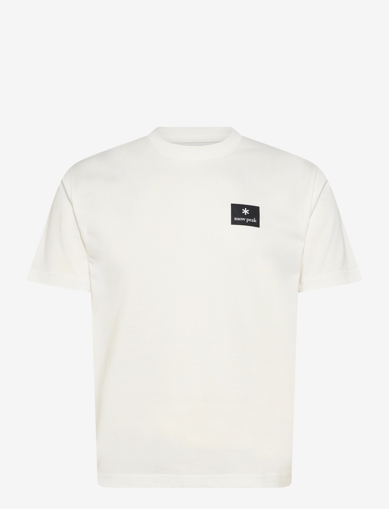 SNOW PEAK - NSD Square Logo T-Shirt - oberteile & t-shirts - off white - 0