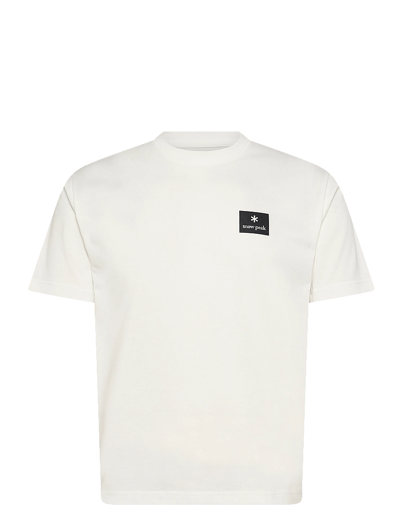 SNOW PEAK - NSD Square Logo T-Shirt - oberteile & t-shirts - off white - 0