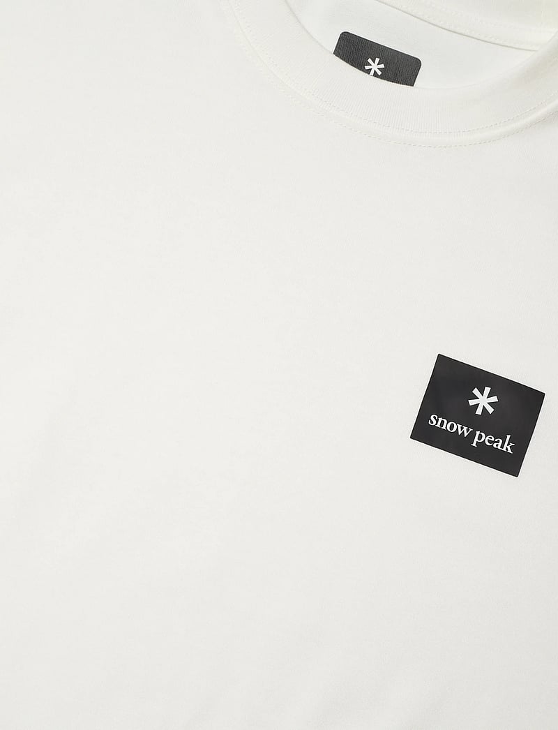 SNOW PEAK - NSD Square Logo T-Shirt - oberteile & t-shirts - off white - 2