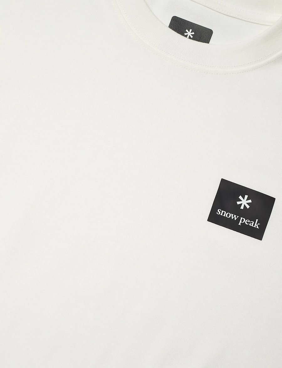 SNOW PEAK - NSD Square Logo T-Shirt - topper & t-skjorter - off white - 2