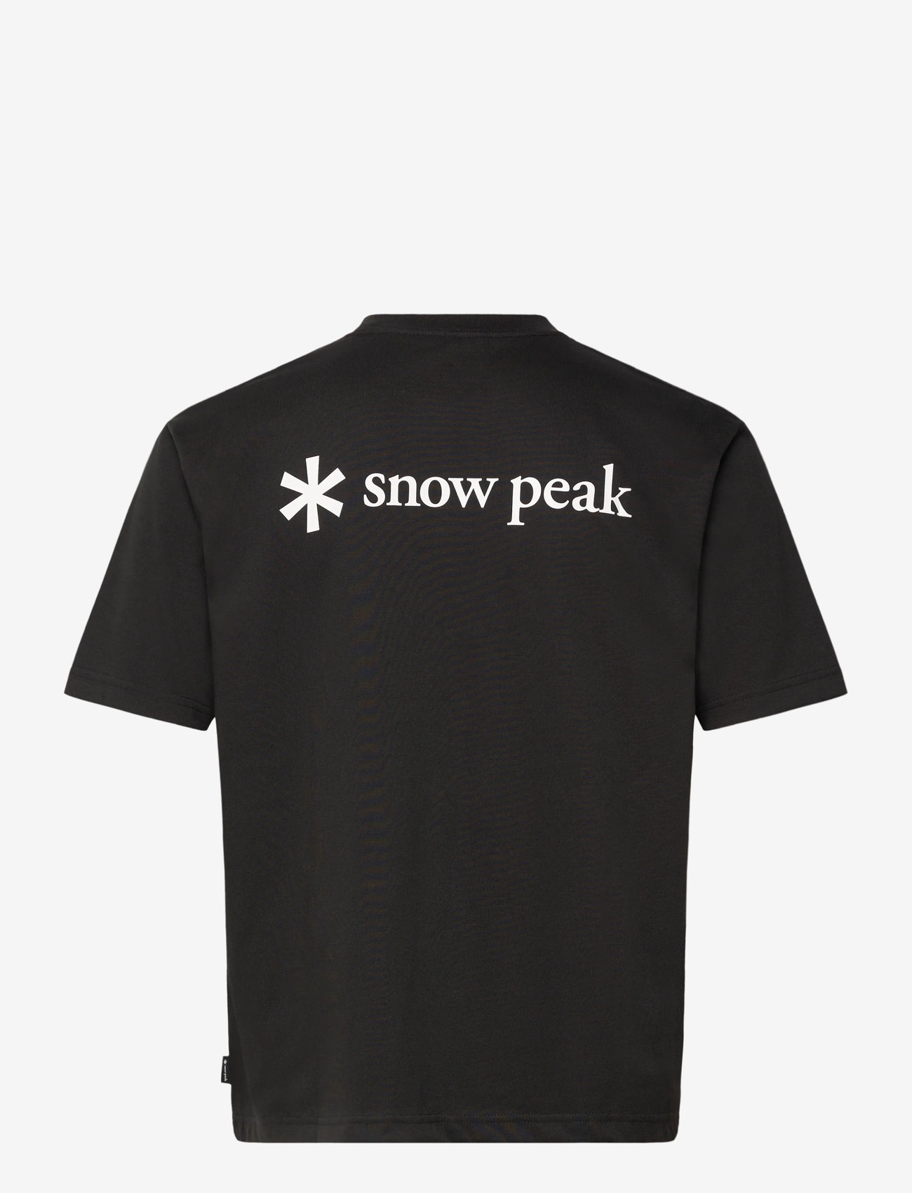 SNOW PEAK - NSD Back Printed Logo T-Shirt - t-shirts - black - 1